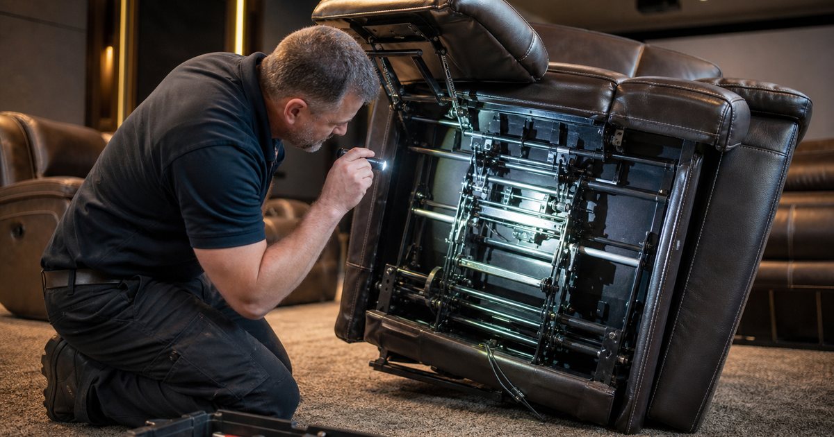 What should a buyer look for in the warranty on luxury cinema seating?