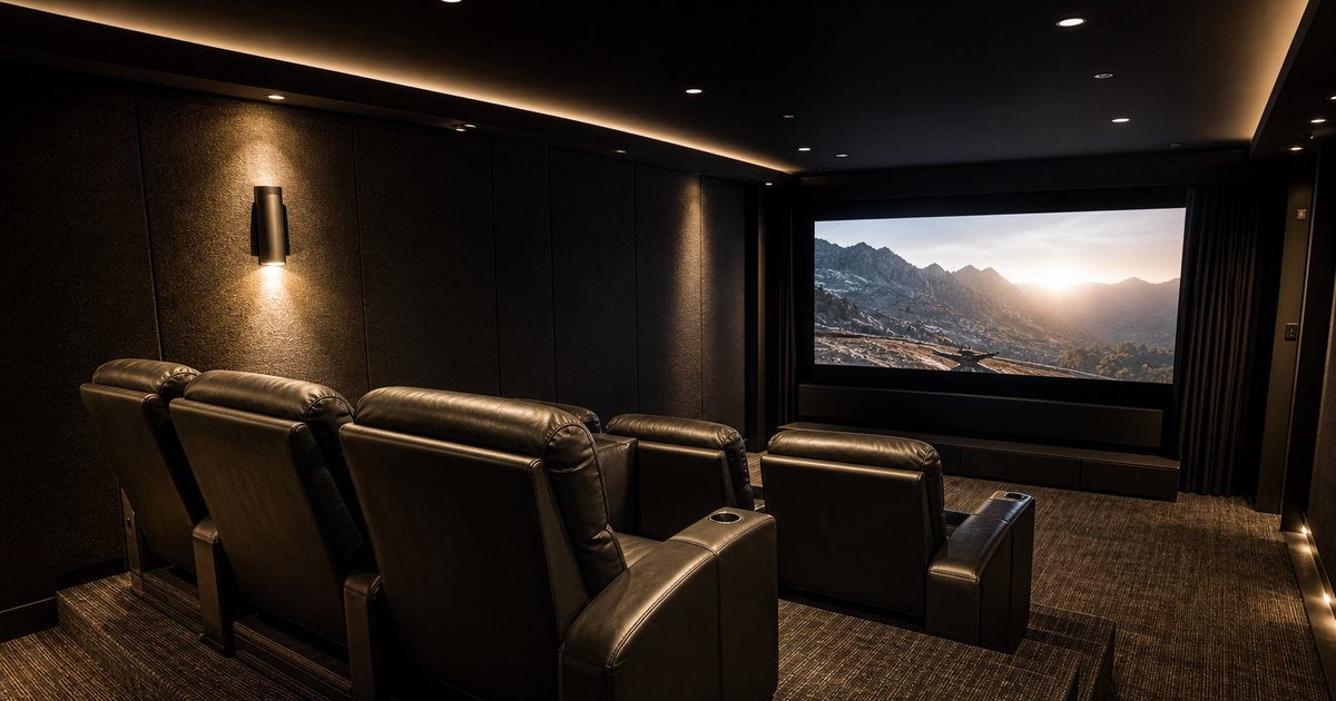 How much riser height does a second row of luxury home cinema seats actually need?
